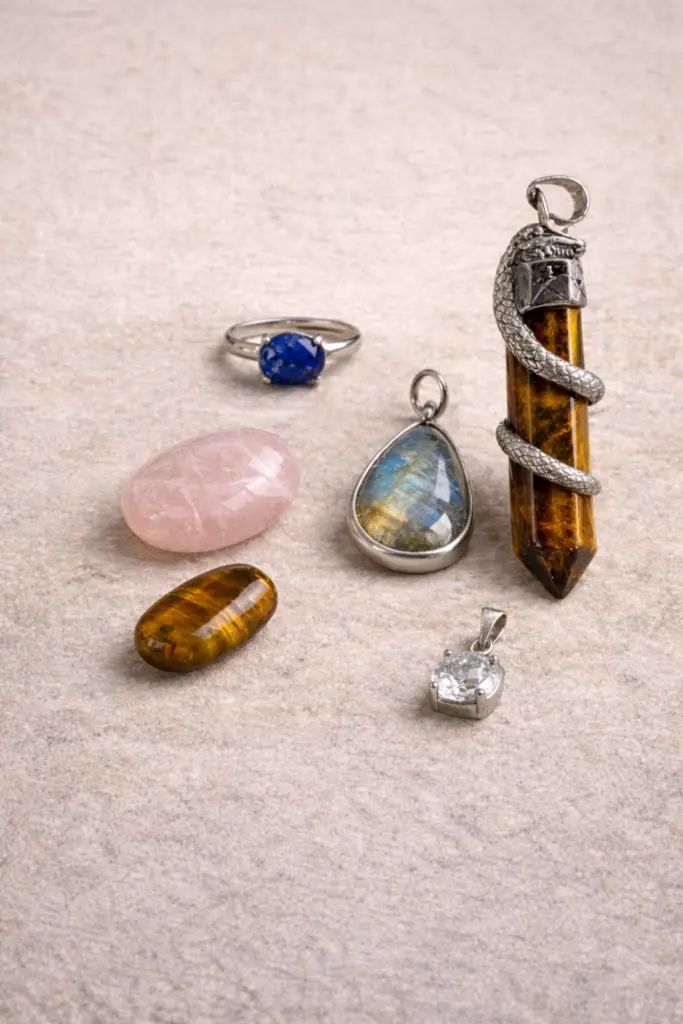 Différentes formes de bijoux énergétiques en pierres naturelles – Oxygène Pro