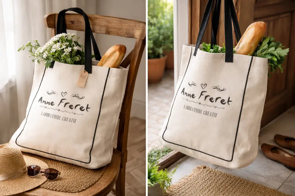 Tote bag en matériaux naturels conçu pour durer